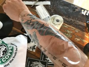 TattooMed Tattoo Protection Film anbringen